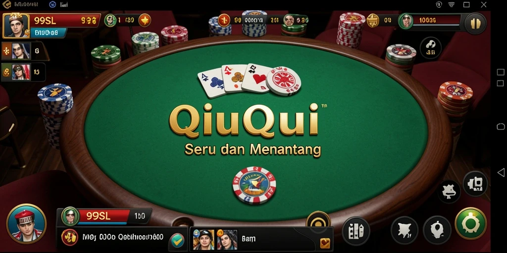 Tampilan gameplay QiuQiu di 99SL yang menarik.