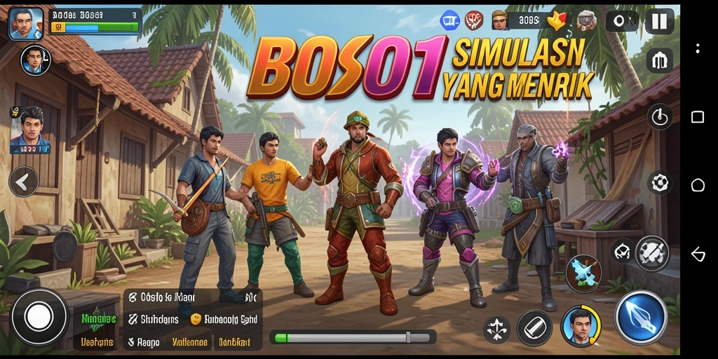 Tampilan gameplay BOS01 yang menarik dan interaktif.