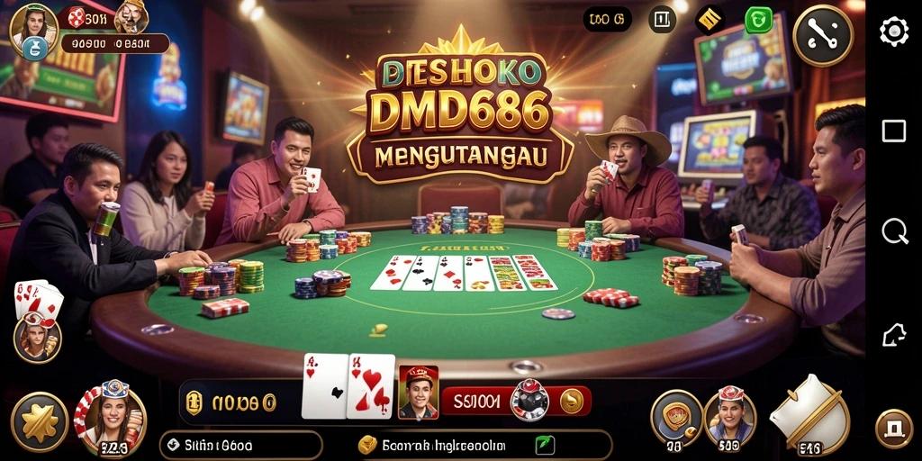 Tampilan menarik dari gameplay Kasino di DMD686 yang penuh aksi.