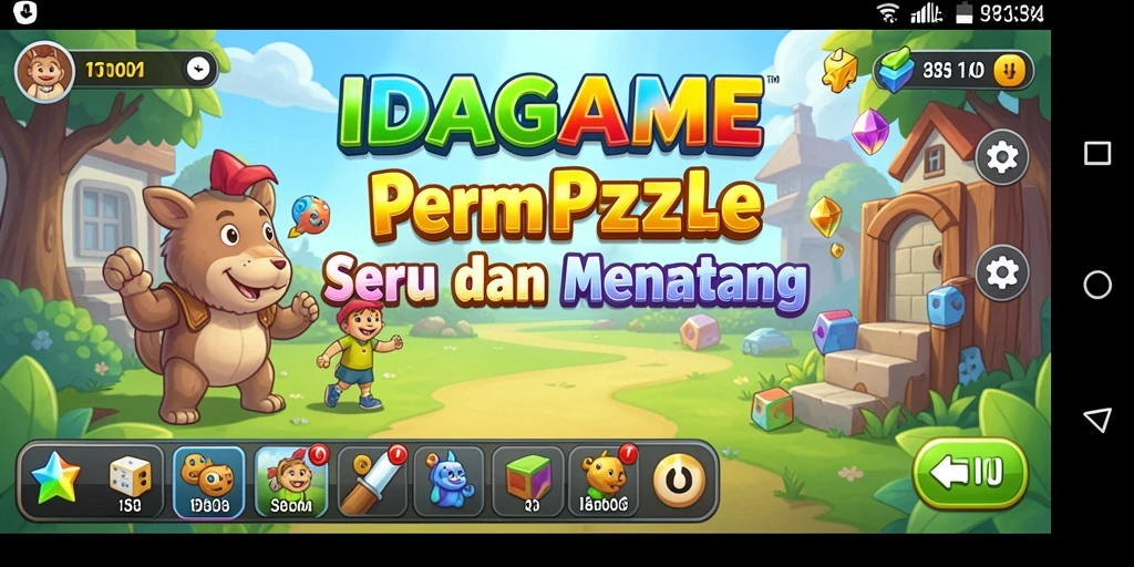 Tampilan menarik dari gameplay IDAGAME yang menantang.