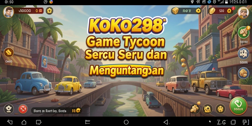 Screenshot KOKO288 menampilkan grafis gameplay Tycoon yang menarik.