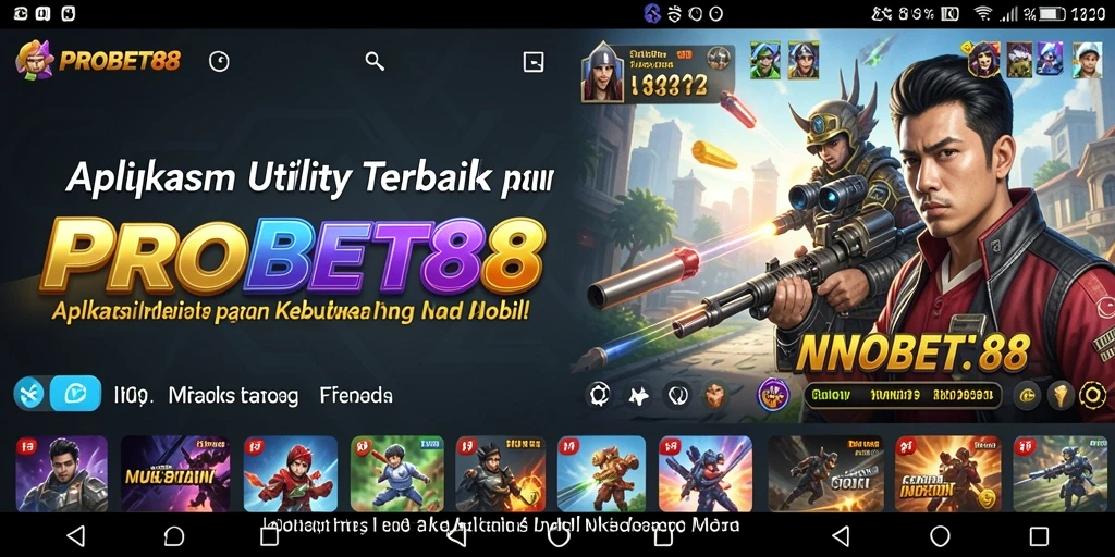 Tampilan utama aplikasi PROBET88 menampilkan antarmuka yang intuitif untuk pengguna.