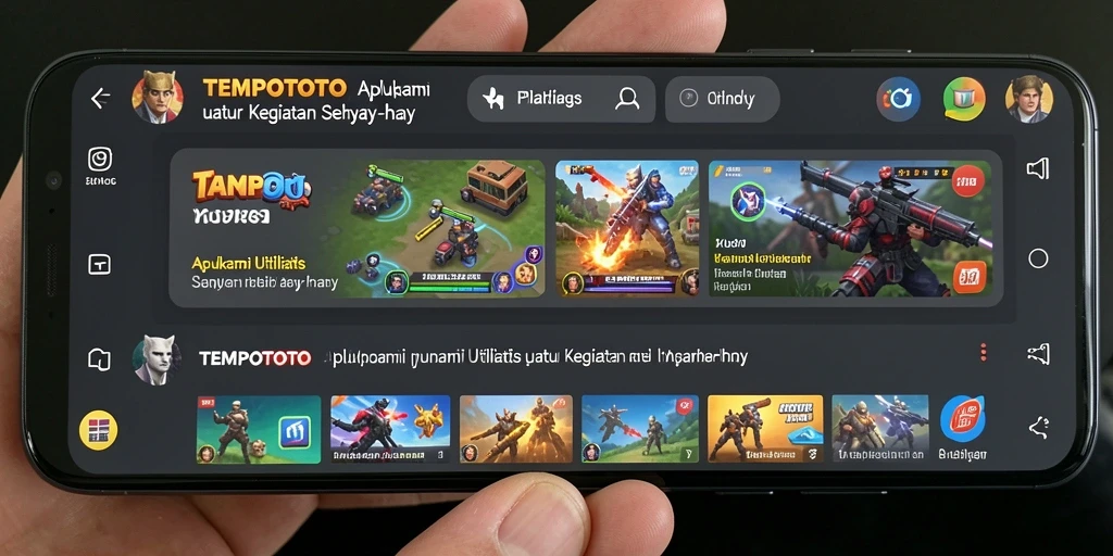 Screenshot TEMPOTOTO menunjukkan tampilan antarmuka yang bersih dan informatif.