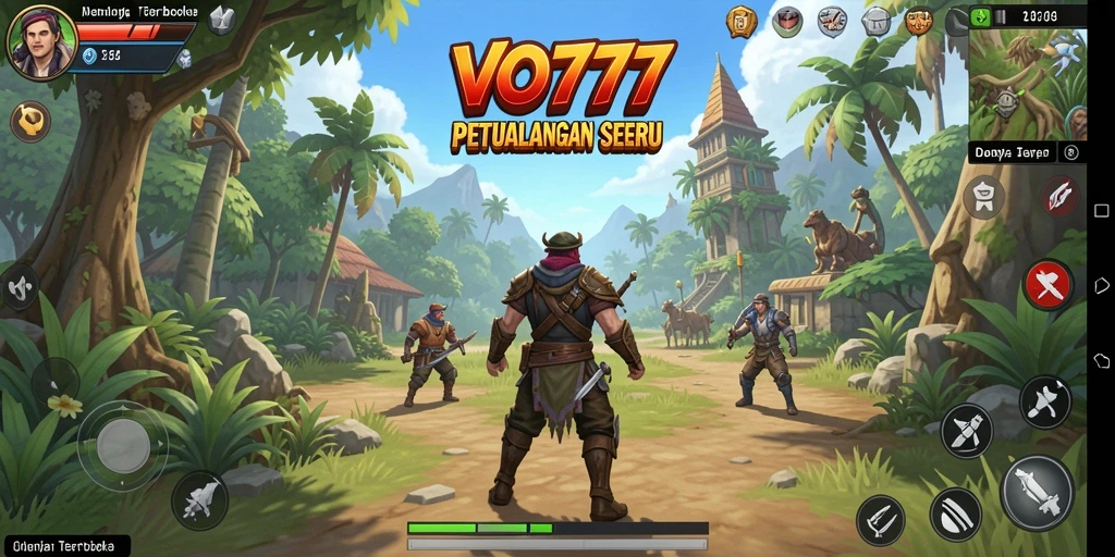 Tampilan menarik gameplay petualangan Open World di VO777.